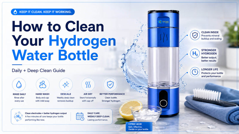How To Clean Hydrogen Water Bottle