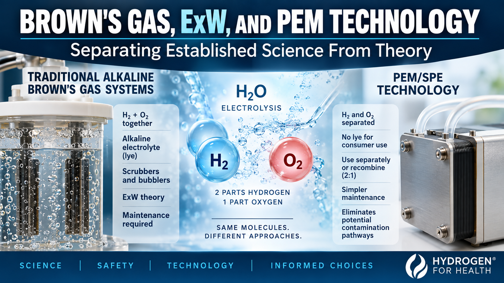 Brown’s Gas, ExW, and PEM Technology: Separating Established Science From Theory