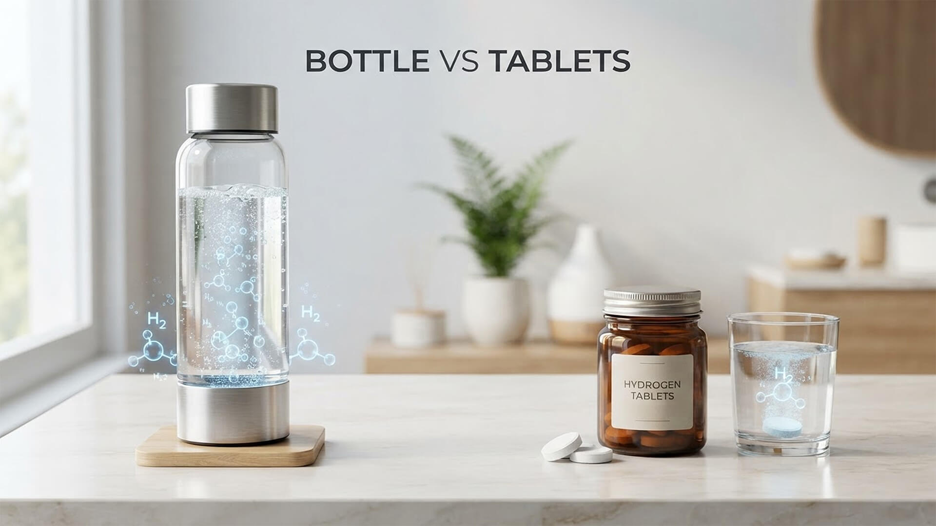 Hydrogen Water Bottle vs Hydrogen Tablets: Which Should You Buy?