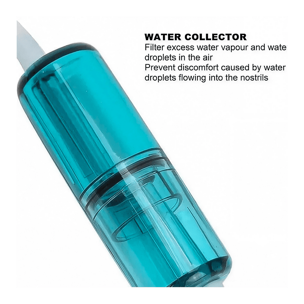Reusable 100% Silicone Nasal Hydrogen Cannula w/ Condensation Trap