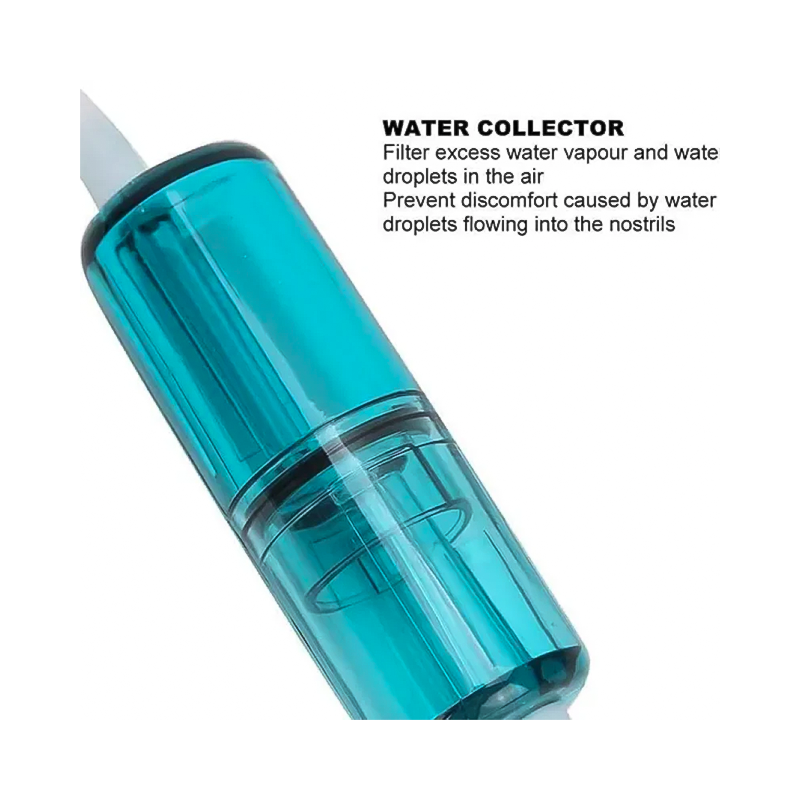 Reusable 100% Silicone Nasal Hydrogen Cannula w/ Condensation Trap