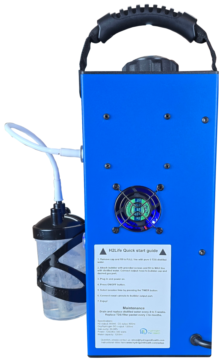 H2Life V7.0 Pure Hydrogen Inhaler with Brown's Gas